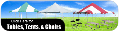 Tent, Table, and Chairs