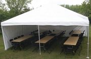 20' x 20' Frame Tent-Installed